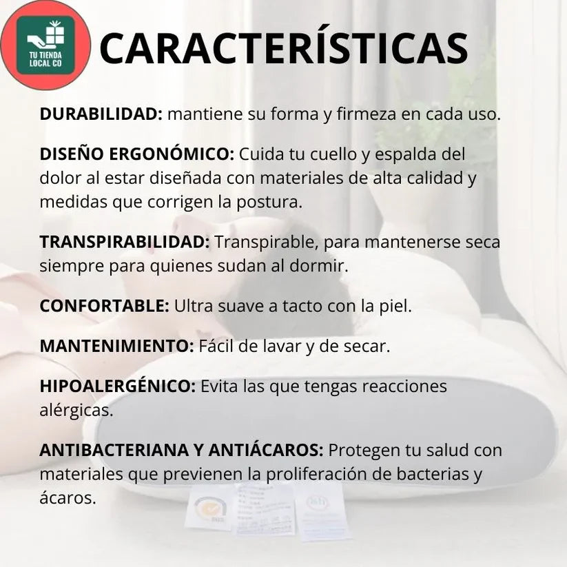 2x1 | Almohada Ortopédica Cervical™️Descansa como te mereces