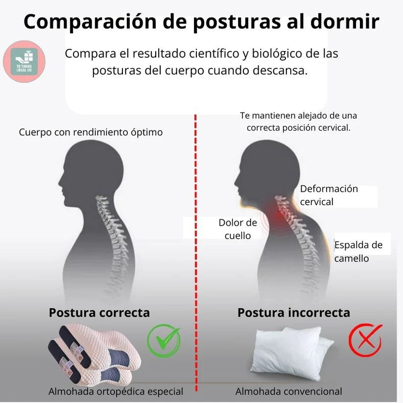 2x1 | Almohada Ortopédica Cervical™️Descansa como te mereces