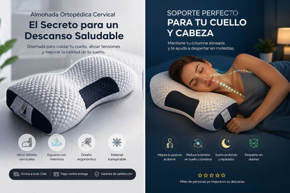 Almohada Ortopédica Cervical™️ Oferta 2x1